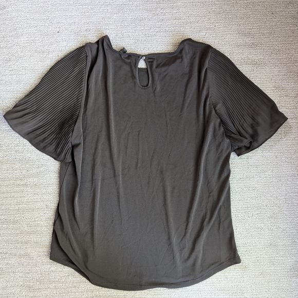 Adrianna Papell Olive Green Blouse - Picture 3 of 4